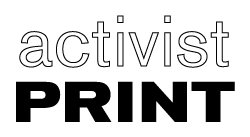 Activist Print logo