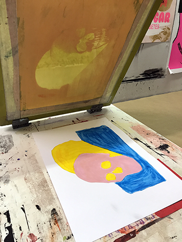 Silkscreen art discount