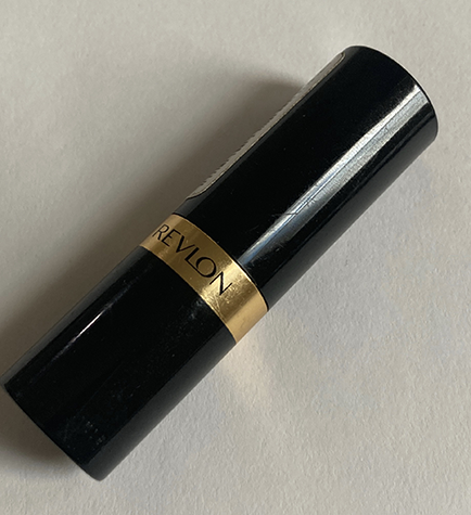 A black tube of Revlon lipstick