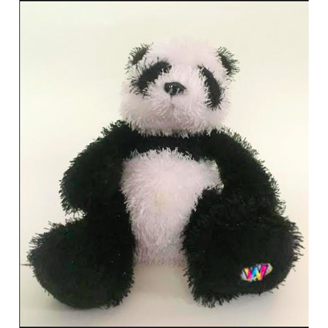 A stuffed panda bear